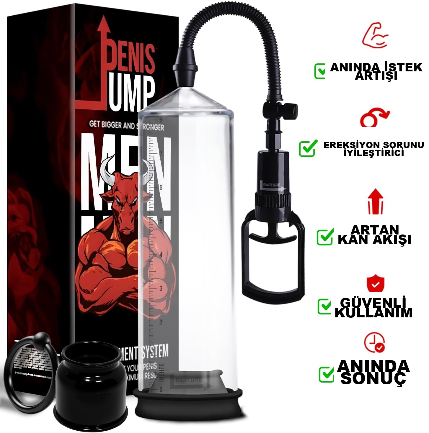 How Pump Vakumlu Penis Büyütücü Pompa works, natural support